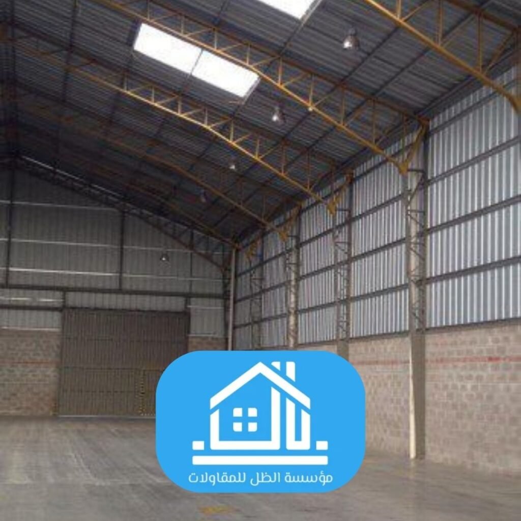 مخزن مبني من ألواح السندوتش بانل في الرياض