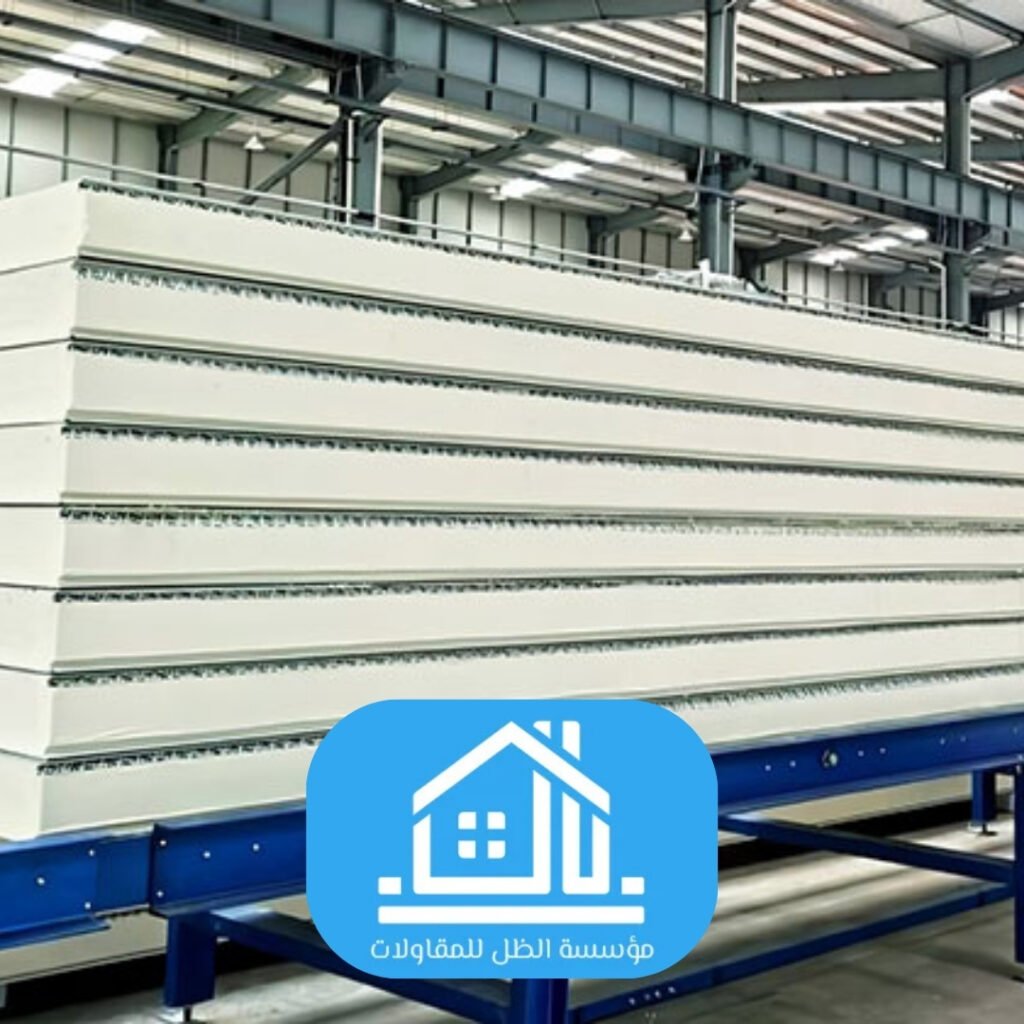 سندوتش بنل معدني الرياض نواة عازلة