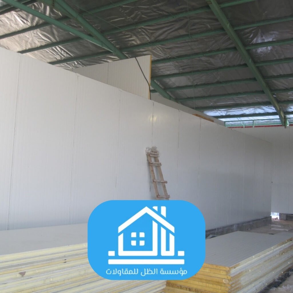 فني تركيب سندوتش بنل بولي يوريثان في الرياض التجفيف