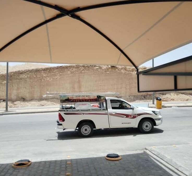مظلات سيارات قماش الرياض