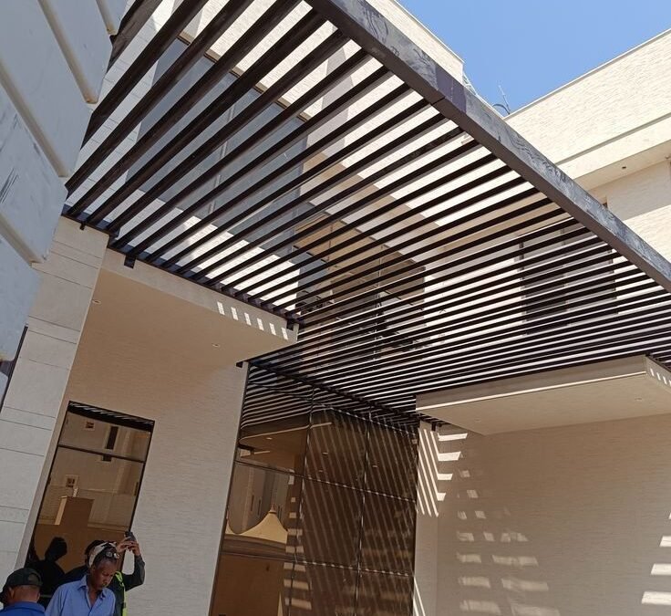 مظلات سيارات حديد مجلفن الرياض 0539594913